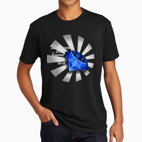 Pie Ninja Diamond Tee - Black Thumbnail